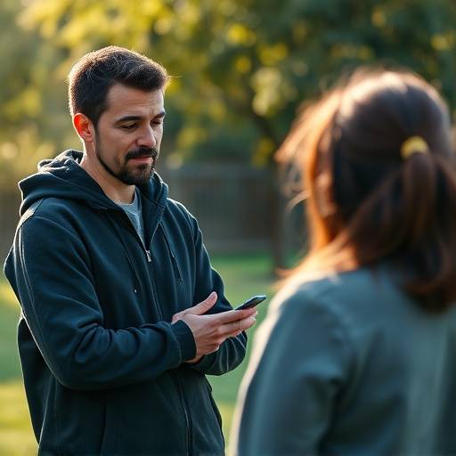 Immagine di una persona che partecipa a una sessione di coaching all'aperto, mostrando concentrazione e determinazione