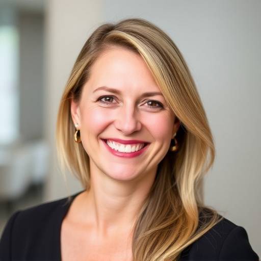 Ritratto sorridente di Anna Rossi, manager di marketing